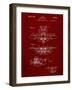 PP29 Burgundy-Borders Cole-Framed Giclee Print