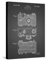 PP299-Black Grid Argus C Camera Patent Poster-Cole Borders-Stretched Canvas