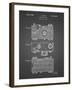 PP299-Black Grid Argus C Camera Patent Poster-Cole Borders-Framed Giclee Print