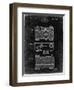 PP299-Black Grunge Argus C Camera Patent Poster-Cole Borders-Framed Giclee Print