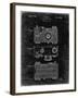 PP299-Black Grunge Argus C Camera Patent Poster-Cole Borders-Framed Premium Giclee Print