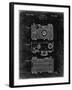 PP299-Black Grunge Argus C Camera Patent Poster-Cole Borders-Framed Premium Giclee Print