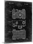 PP299-Black Grunge Argus C Camera Patent Poster-Cole Borders-Mounted Premium Giclee Print