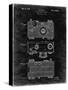 PP299-Black Grunge Argus C Camera Patent Poster-Cole Borders-Stretched Canvas