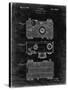 PP299-Black Grunge Argus C Camera Patent Poster-Cole Borders-Stretched Canvas