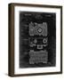PP299-Black Grunge Argus C Camera Patent Poster-Cole Borders-Framed Giclee Print