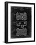 PP299-Black Grunge Argus C Camera Patent Poster-Cole Borders-Framed Giclee Print