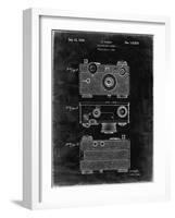 PP299-Black Grunge Argus C Camera Patent Poster-Cole Borders-Framed Giclee Print