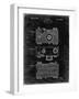 PP299-Black Grunge Argus C Camera Patent Poster-Cole Borders-Framed Giclee Print