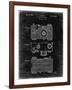 PP299-Black Grunge Argus C Camera Patent Poster-Cole Borders-Framed Giclee Print