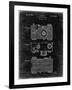 PP299-Black Grunge Argus C Camera Patent Poster-Cole Borders-Framed Giclee Print