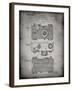 PP299-Faded Grey Argus C Camera Patent Poster-Cole Borders-Framed Giclee Print