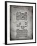 PP299-Faded Grey Argus C Camera Patent Poster-Cole Borders-Framed Giclee Print