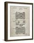 PP299-Sandstone Argus C Camera Patent Poster-Cole Borders-Framed Giclee Print