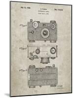 PP299-Sandstone Argus C Camera Patent Poster-Cole Borders-Mounted Giclee Print