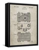 PP299-Sandstone Argus C Camera Patent Poster-Cole Borders-Framed Stretched Canvas
