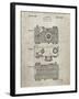 PP299-Sandstone Argus C Camera Patent Poster-Cole Borders-Framed Giclee Print