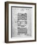 PP299-Slate Argus C Camera Patent Poster-Cole Borders-Framed Giclee Print