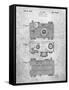 PP299-Slate Argus C Camera Patent Poster-Cole Borders-Framed Stretched Canvas