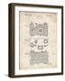 PP299-Vintage Parchment Argus C Camera Patent Poster-Cole Borders-Framed Giclee Print