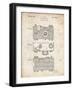 PP299-Vintage Parchment Argus C Camera Patent Poster-Cole Borders-Framed Giclee Print