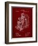 PP301-Burgundy Lucidograph Camera Patent Poster-Cole Borders-Framed Giclee Print