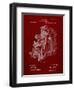 PP301-Burgundy Lucidograph Camera Patent Poster-Cole Borders-Framed Giclee Print