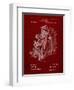 PP301-Burgundy Lucidograph Camera Patent Poster-Cole Borders-Framed Giclee Print