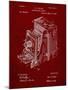 PP301-Burgundy Lucidograph Camera Patent Poster-Cole Borders-Mounted Giclee Print