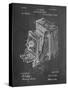 PP301-Chalkboard Lucidograph Camera Patent Poster-Cole Borders-Stretched Canvas