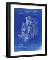 PP301-Faded Blueprint Lucidograph Camera Patent Poster-Cole Borders-Framed Giclee Print