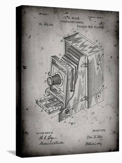 PP301-Faded Grey Lucidograph Camera Patent Poster-Cole Borders-Stretched Canvas