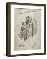 PP301-Sandstone Lucidograph Camera Patent Poster-Cole Borders-Framed Giclee Print