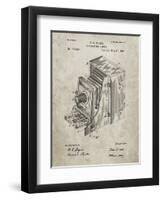 PP301-Sandstone Lucidograph Camera Patent Poster-Cole Borders-Framed Premium Giclee Print