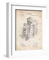 PP301-Vintage Parchment Lucidograph Camera Patent Poster-Cole Borders-Framed Giclee Print