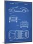 PP305-Blueprint Porsche 911 Carrera Patent Poster-Cole Borders-Mounted Giclee Print