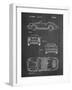 PP305-Chalkboard Porsche 911 Carrera Patent Poster-Cole Borders-Framed Giclee Print