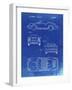 PP305-Faded Blueprint Porsche 911 Carrera Patent Poster-Cole Borders-Framed Giclee Print