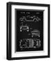 PP305-Vintage Black Porsche 911 Carrera Patent Poster-Cole Borders-Framed Giclee Print