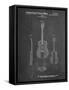 PP306-Chalkboard Buck Owens American Guitar Patent Poster-Cole Borders-Framed Stretched Canvas