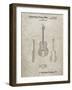 PP306-Sandstone Buck Owens American Guitar Patent Poster-Cole Borders-Framed Giclee Print