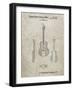 PP306-Sandstone Buck Owens American Guitar Patent Poster-Cole Borders-Framed Giclee Print