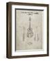 PP306-Sandstone Buck Owens American Guitar Patent Poster-Cole Borders-Framed Giclee Print