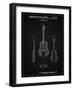 PP306-Vintage Black Buck Owens American Guitar Patent Poster-Cole Borders-Framed Giclee Print