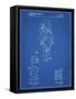 PP309-Blueprint Apollo Space Suit Patent Poster-Cole Borders-Framed Stretched Canvas