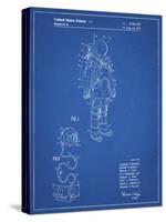 PP309-Blueprint Apollo Space Suit Patent Poster-Cole Borders-Stretched Canvas