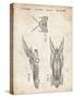 PP311-Vintage Parchment Batman and Robin Batmobile Patent Poster-Cole Borders-Stretched Canvas