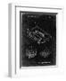 PP319-Black Grunge Cassette Tape Patent Poster-Cole Borders-Framed Giclee Print