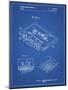 PP319-Blueprint Cassette Tape Patent Poster-Cole Borders-Mounted Giclee Print