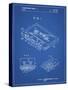 PP319-Blueprint Cassette Tape Patent Poster-Cole Borders-Stretched Canvas